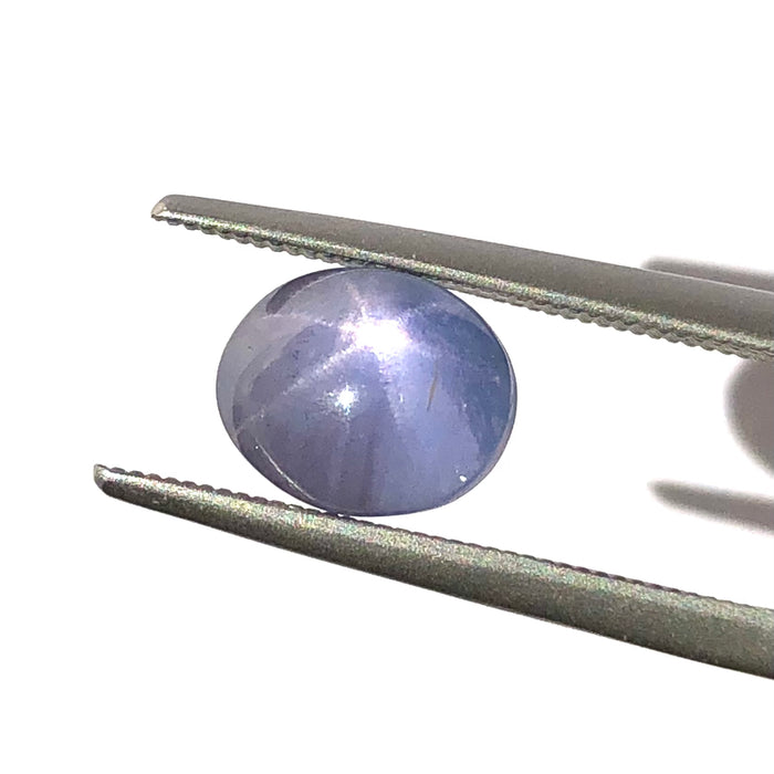 Blue Star Sapphire oval cut cabochon 2.95 carats - Make your own custom jewelry design