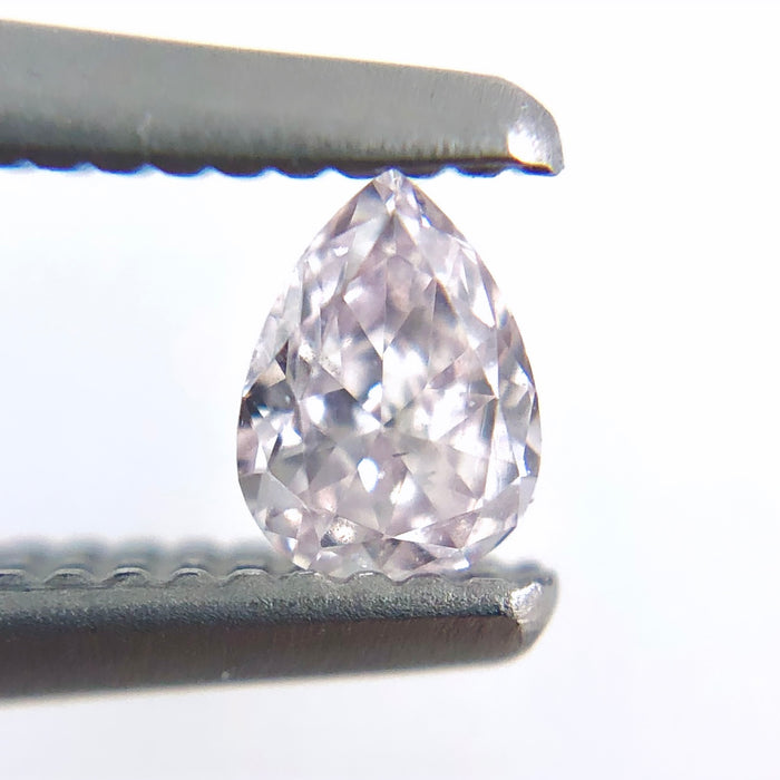 Natural pale pink diamond 0.11ct pear cut loose gemstone - Buy loose or Make your own custom jewelry