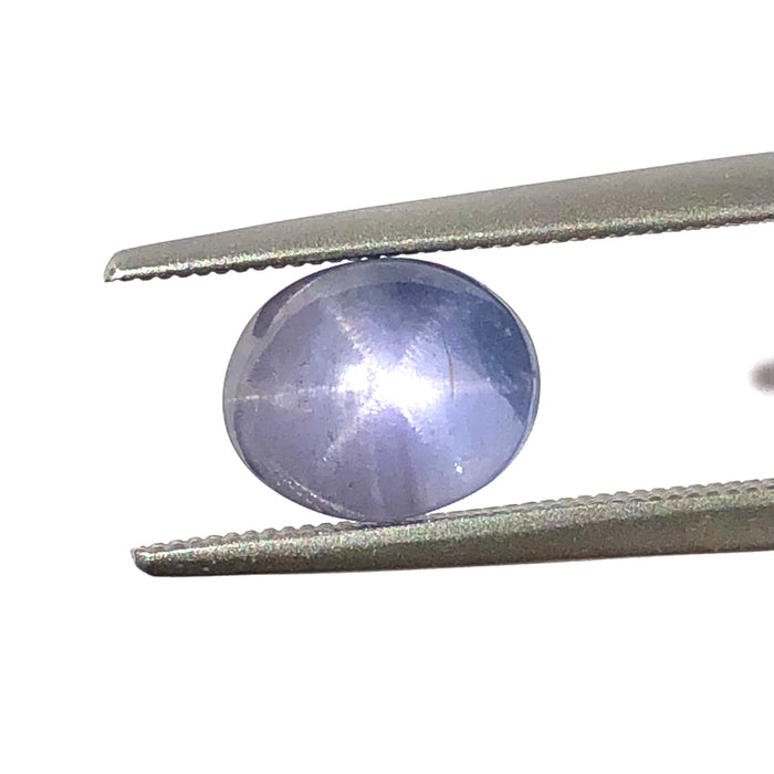 Blue Star Sapphire oval cut cabochon 2.95 carats - Make your own custom jewelry design