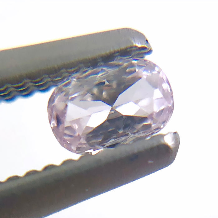 Natural pale pink diamond 0.10ct oval cut loose gemstone - Make your own custom jewelry design.