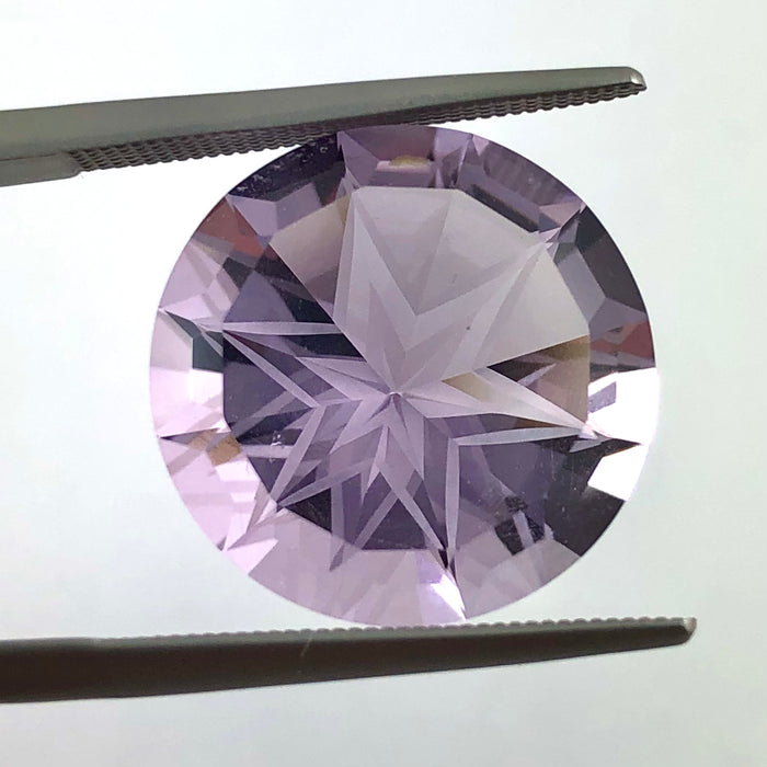 Amethyst unique German laser star mixed cut 11.78 carat loose gemstone - Buy loose or customise