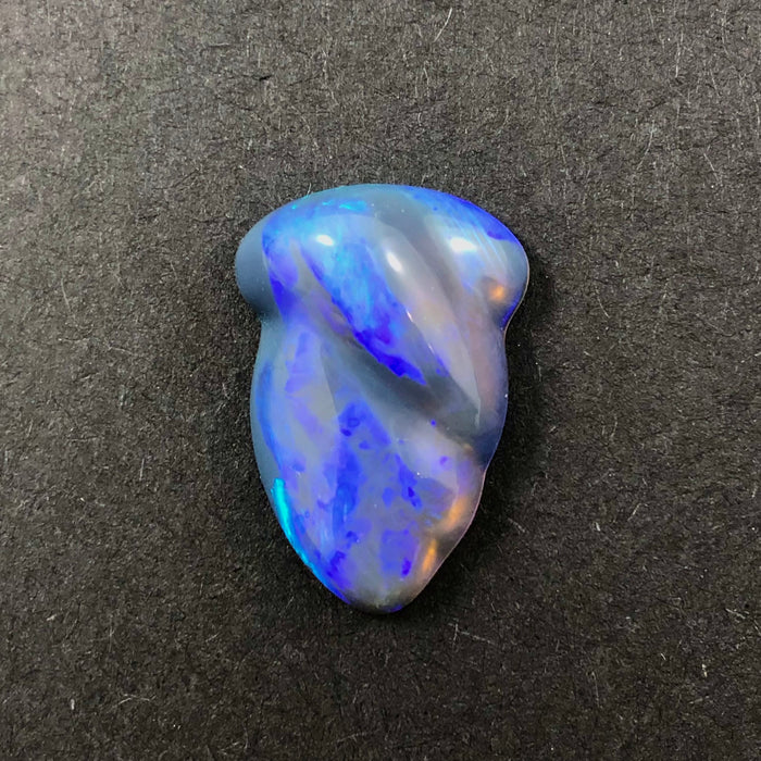 Australian carved jelly opal 10.90 carat loose gemstone - Designer gemstone