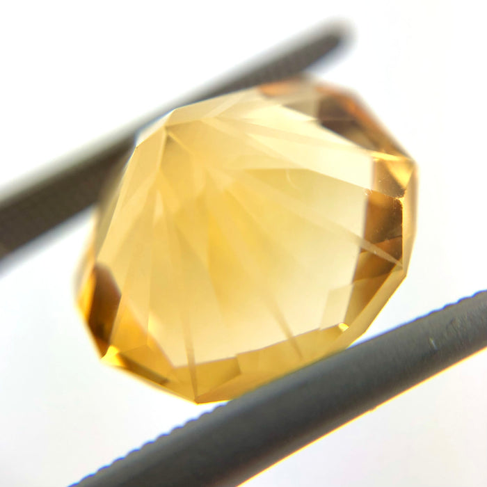 Citrine unique German laser star mixed cut 8.31 carat loose gemstone - Buy loose or customise