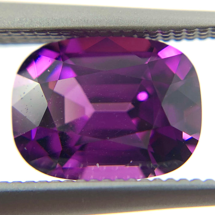 RARE Purple Mozambique Garnet rectangle cushion cut 1.56 carat gemstone