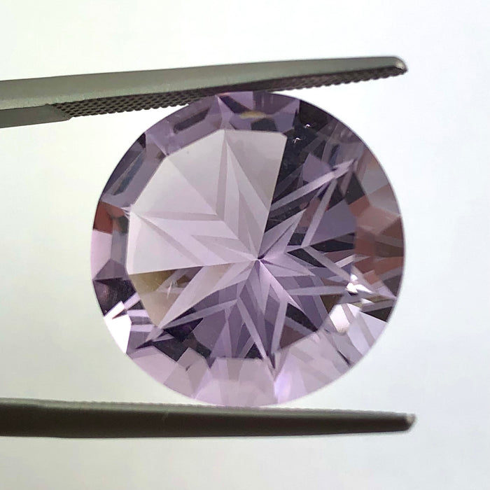 Amethyst unique German laser star mixed cut 11.78 carat loose gemstone - Buy loose or customise
