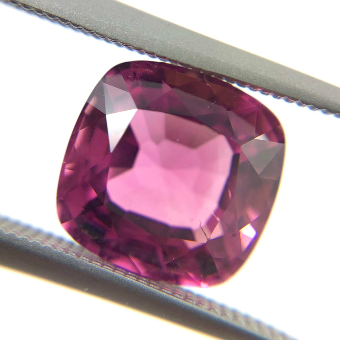 Pink Tourmaline Rubellite square cushion cut 3.65 carats loose gemstone - Make a custom order
