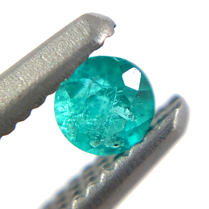 Paraiba tourmaline melee 0.07 carats 2.47x1.76mm round cut loose gemstone - Buy loose or customise