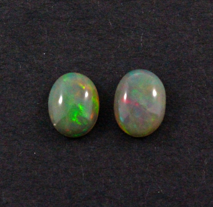 Australian jelly opal matched pair 3.16 carat total loose gemstone - Purchase only with custom order - Sarah Hughes - 3