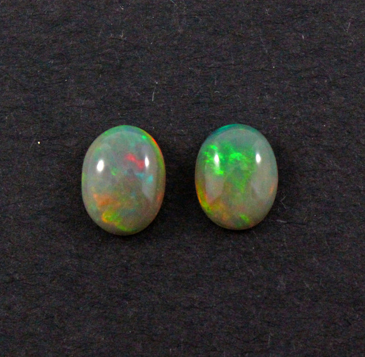 Australian jelly opal matched pair 3.16 carat total loose gemstone - Purchase only with custom order - Sarah Hughes - 5