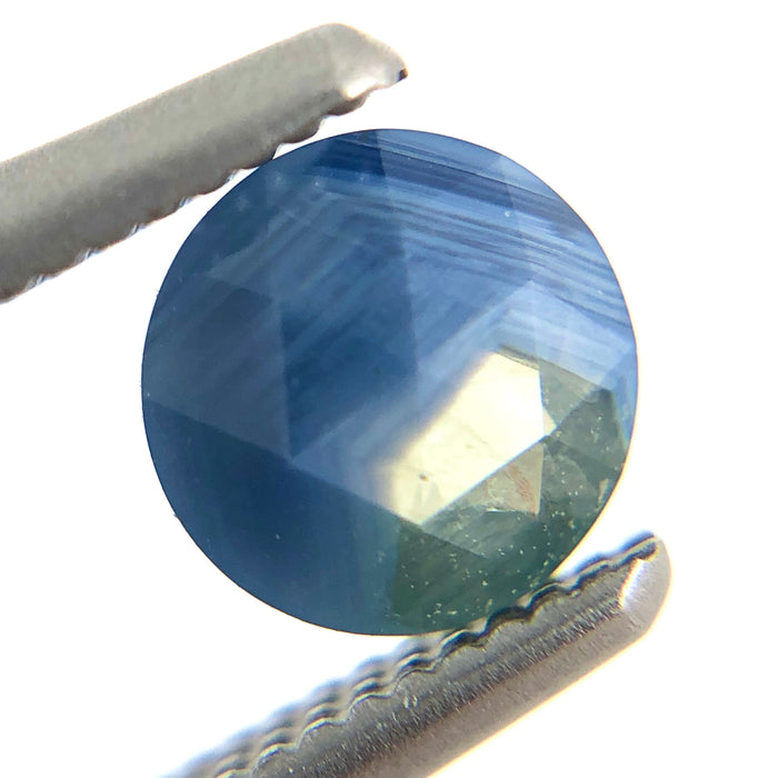 Australian included sapphire round rose cut 0.43 carats loose gemstone specimen - Buy loose or customise