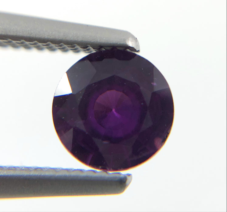 Purple Magenta Sapphire round cut 0.47 carat loose gemtone