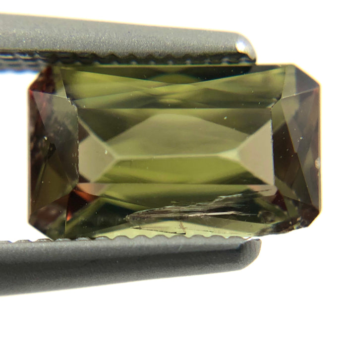 Hard to find Rare Andalusite rectangle cut 1.11 carats loose gemstone - Buy loose or customise