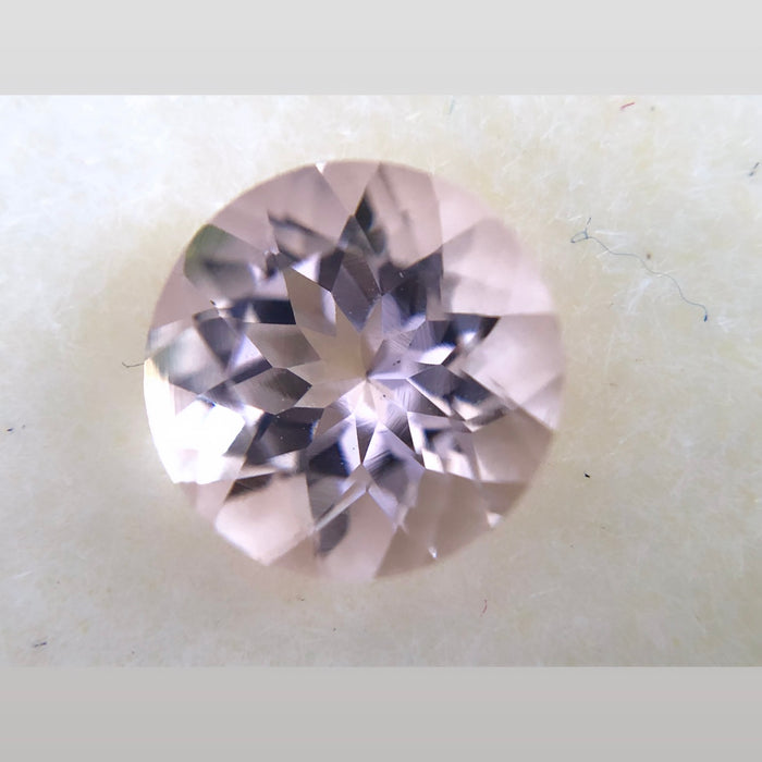 Pink Morganite round cut 0.76 carat loose gemstone - Buy loose or Make your own custom jewelry