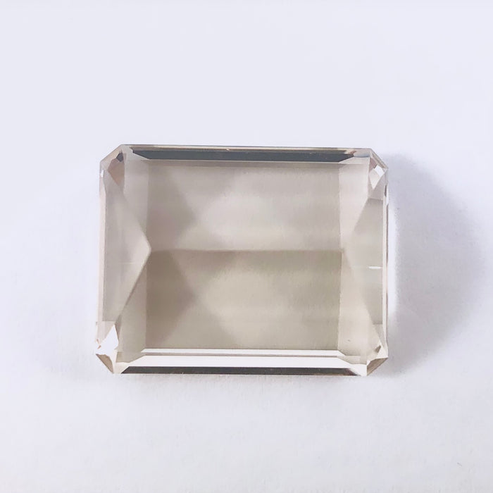 Large Smokey quartz emerald cut 18.28 carat loose gemstone - Buy loose or customise