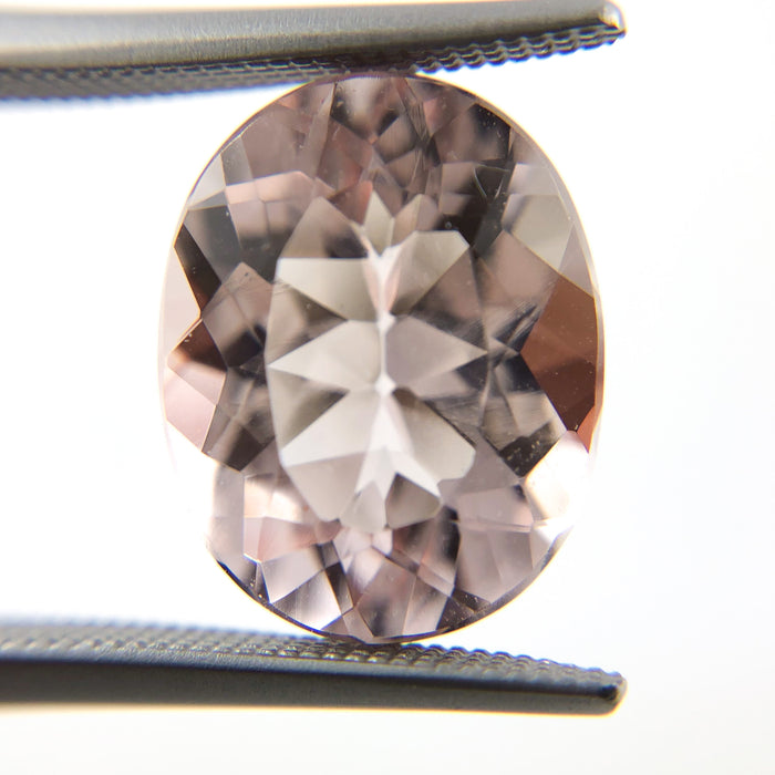 Morganite oval cut 4.55 carat loose gemstone - Buy loose or Make your own custom jewelry