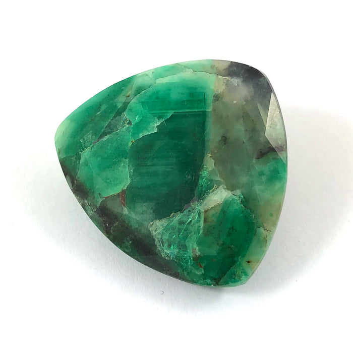 Emerald in Matrix trillion cut 40.57 carat gemstone - Buy loose or Make your own custom jewelry