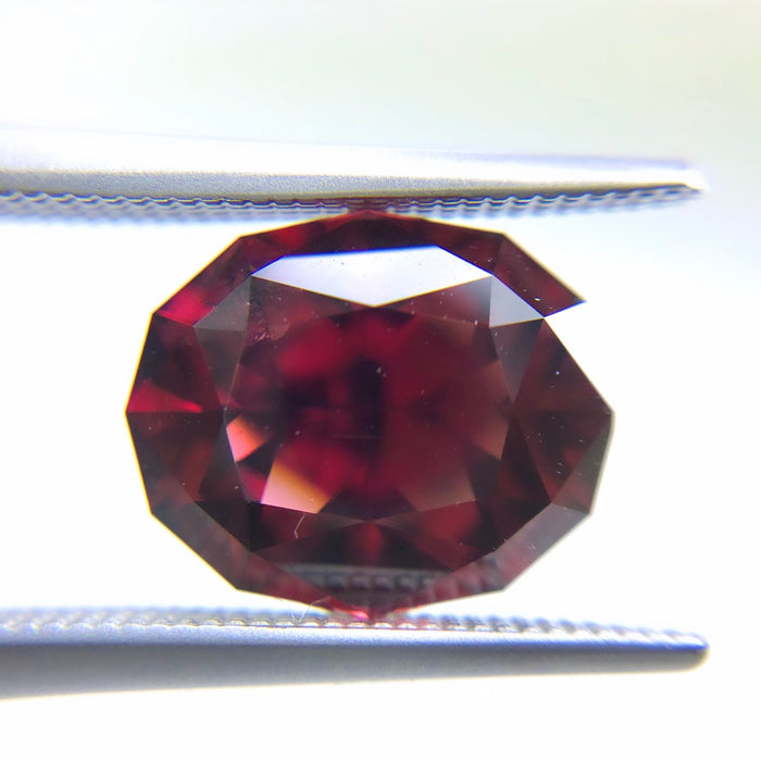 Claret red Pyrope Spessartite Mozambique garnet fancy custom cut 3.61 carat loose gemstone - Buy loose or customise