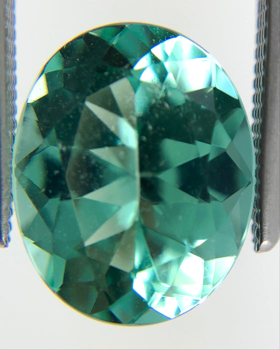Mint blue green Tourmaline oval cut 2.75 carat gemstone - Buy loose or make your own custom jewelry
