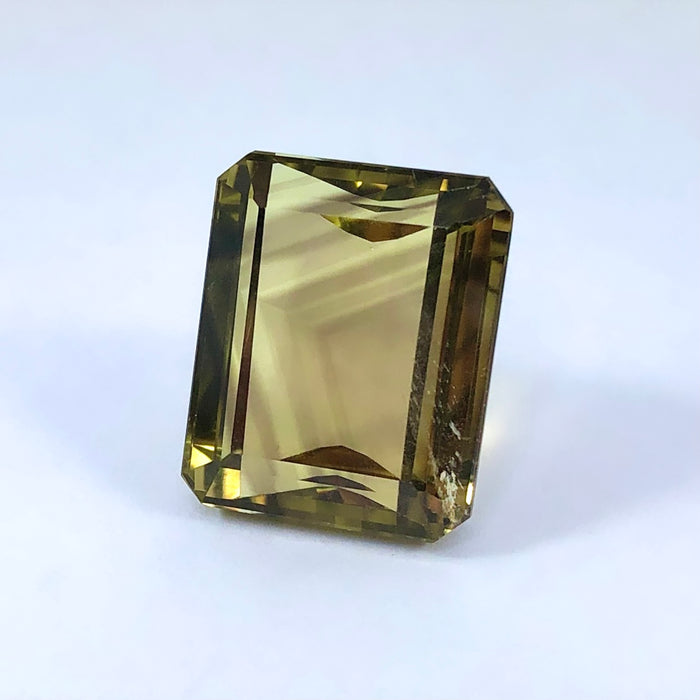 Phantom citrine quartz emerald cut 18.75 carat loose gemstone - Buy loose or customise