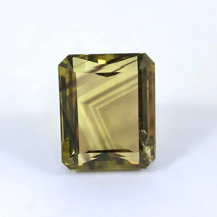 Phantom citrine quartz emerald cut 18.75 carat loose gemstone - Buy loose or customise