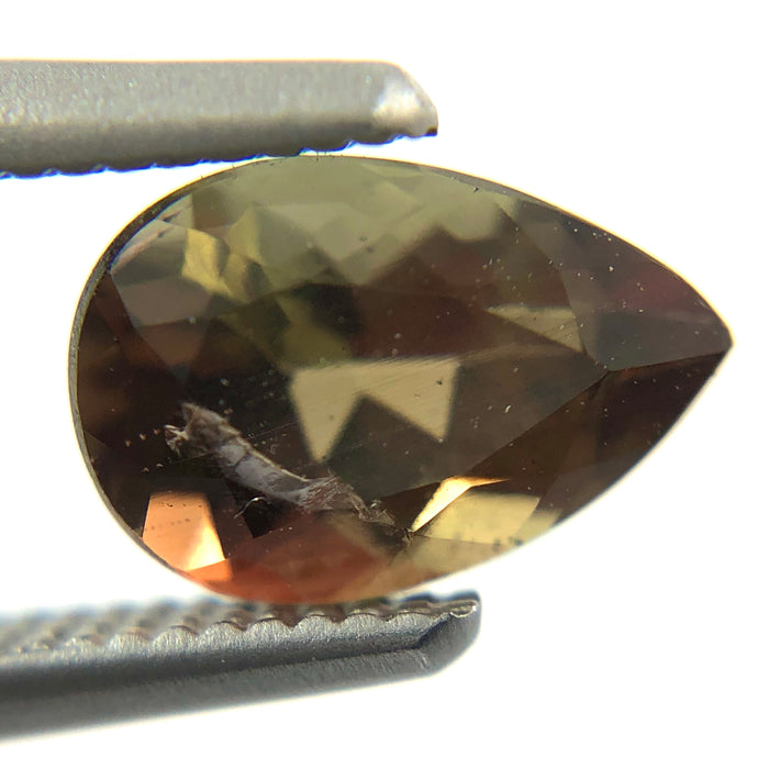 Hard to find Rare Andalusite pear cut 0.85 carats loose gemstone - Buy loose or customise