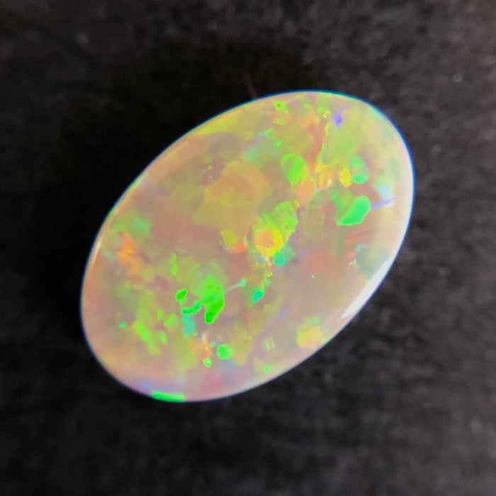 Australian black opal 0.60 carat loose gemstone - Designer gemstone