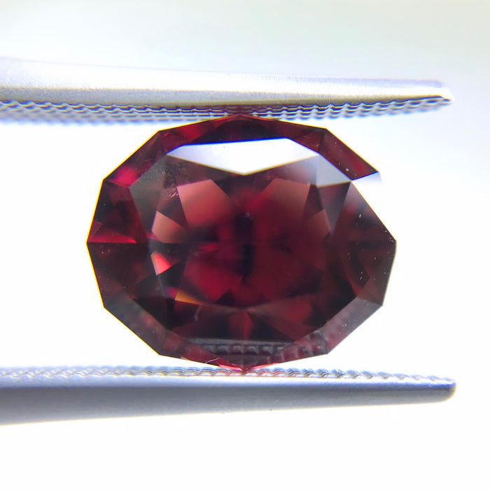 Claret red Pyrope Spessartite Mozambique garnet fancy custom cut 3.61 carat loose gemstone - Buy loose or customise