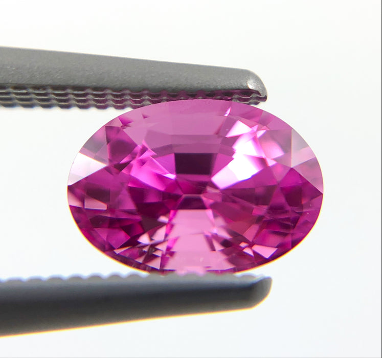 Pink Sapphire 1.19 carat 6.98x4.86x4.29mm oval cut - Buy loose or Make your own jewelry design