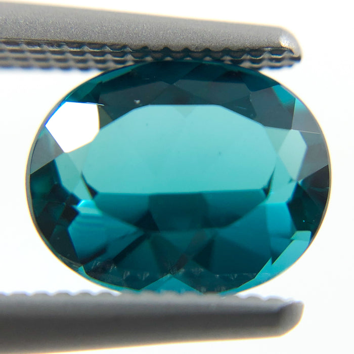 Teal Blue Indicolite Tourmaline oval cut 1.29 carat gemstone - Buy loose or make your own custom jewelry