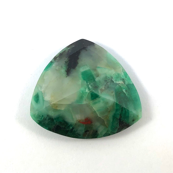 Emerald in Matrix trillion cut 40.57 carat gemstone - Buy loose or Make your own custom jewelry